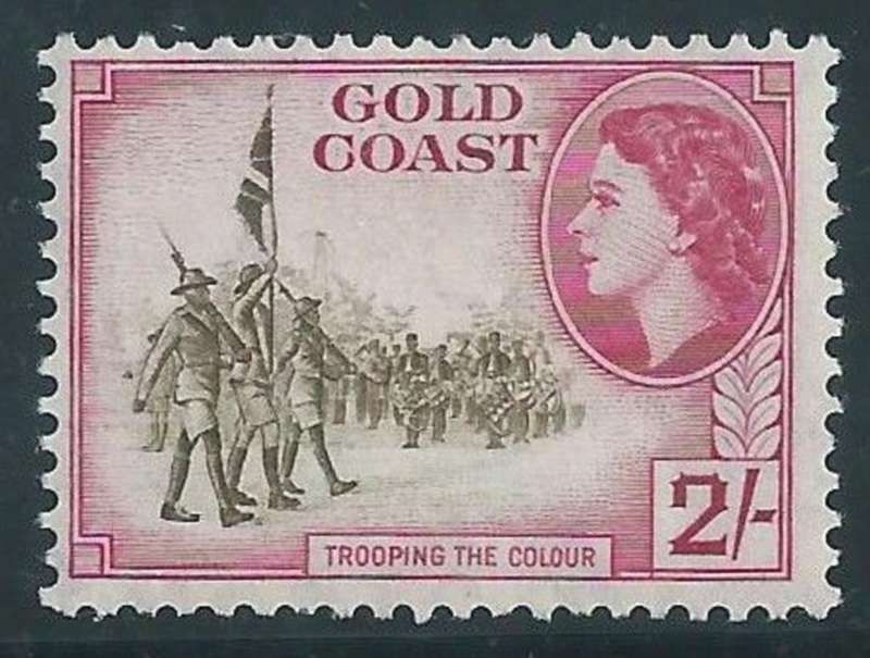 Gold Coast, EIIR, 1954, 2/, MH *