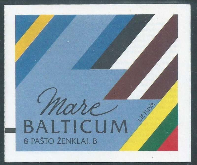 Latvia, 1992 Mare Balticum booklet, MNH **