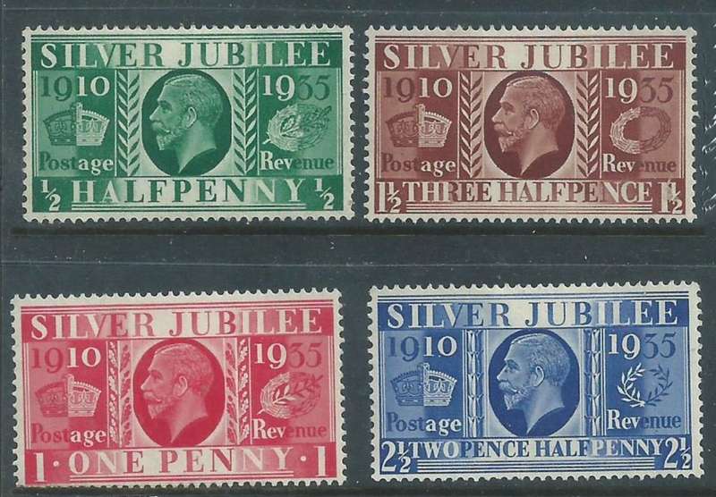 Great Britain, GVR, 1935, Silver Jubilee, MH *