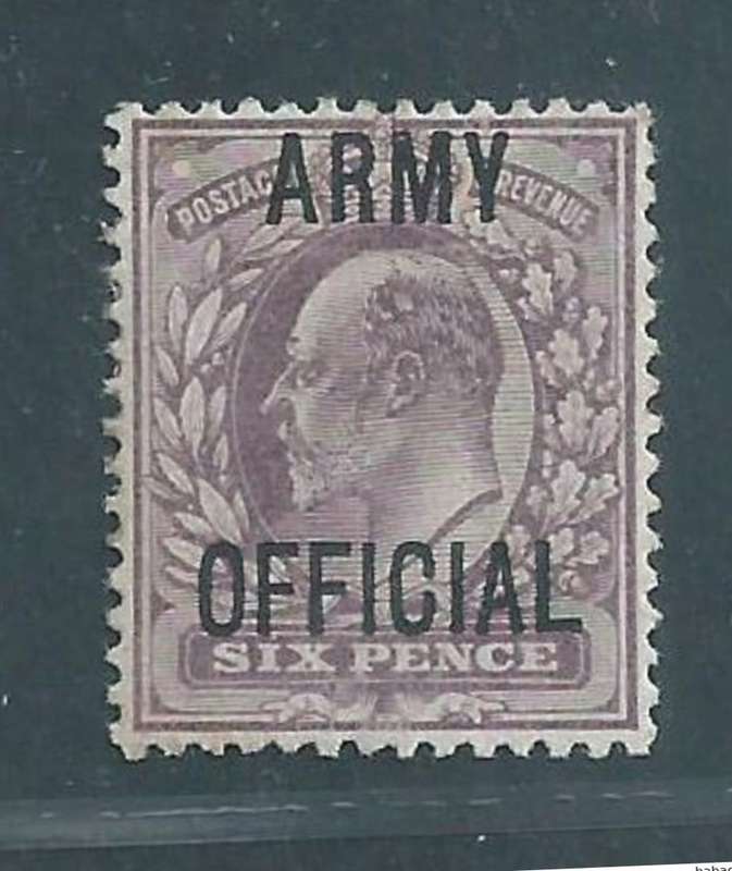 Great Britain, EVIIR, 6d, opt ARMY OFFICIAL,MH *