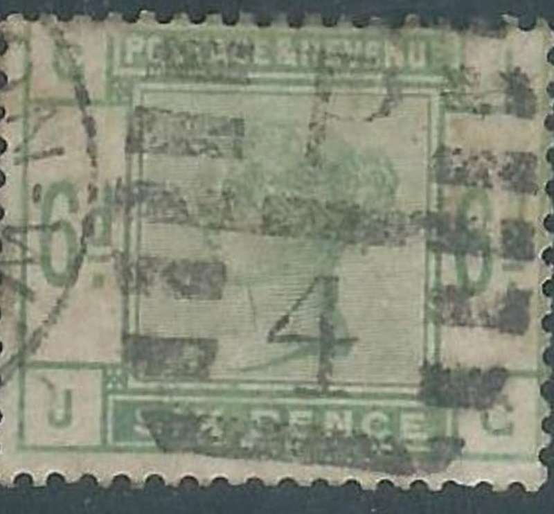 Great Britain, VRI, 1883, 6d green, used