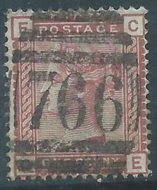 Great Britain, VRI, 1880, 1d Venetian red,, used