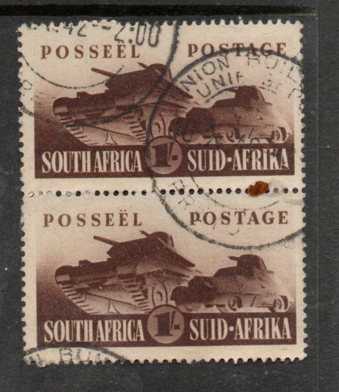 South Africa 1941,2d, 1/, pairs used  used