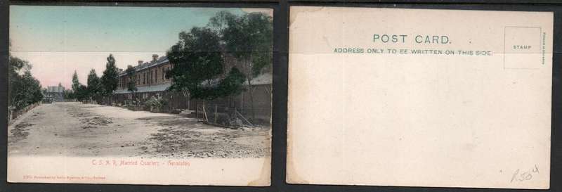 S.Africa C.S.A.R. Married Quarters, Germiston, unused Sallo Epstein (publisher)