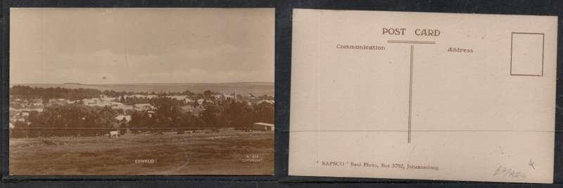 South Africa Ermelo, panorama, photo, unused `SAPSCO` publisher