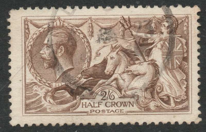 Great Britain, GVR, 1918 2s6d , Bradbury Wilkinson,