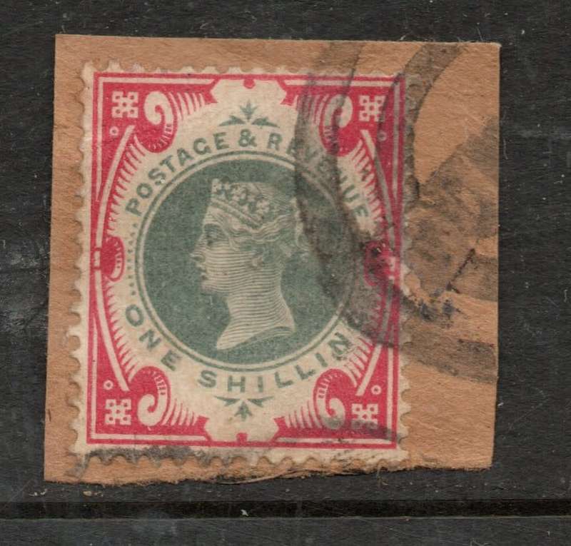 Great Britain, VRI, 1900, 1/ used on fragment