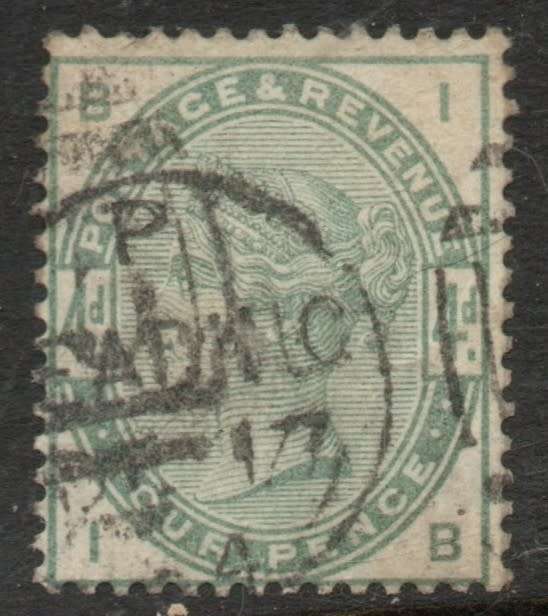 Great Britain, VRI, 188, 4d green, good used