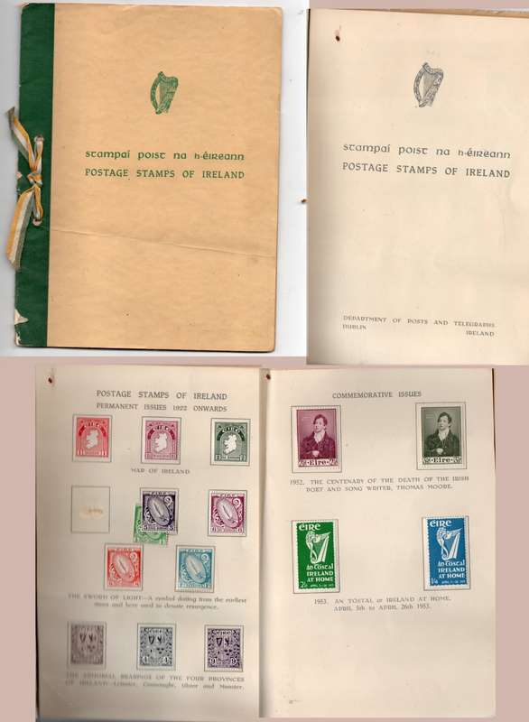 Ireland Postage Stamps 1922 - 1952, in special booklet. MH *