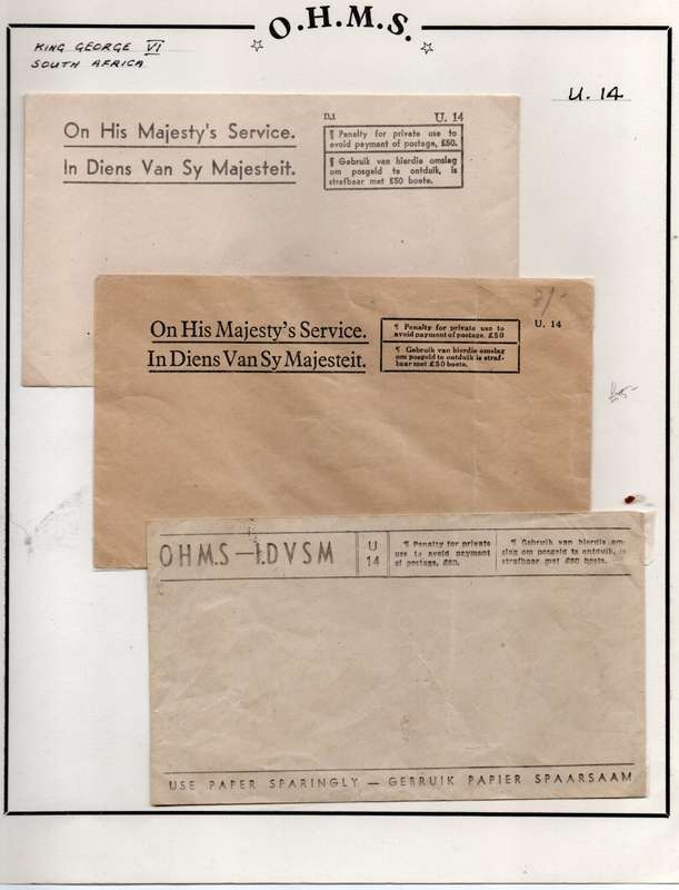 South Africa, GVIR, envelope