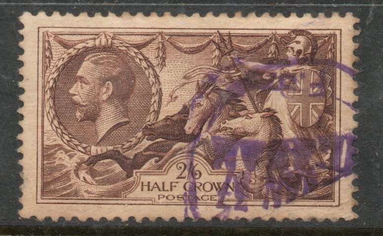 Great Britain, GVR, 1934, re-drawn 2s6d used .JAN 37