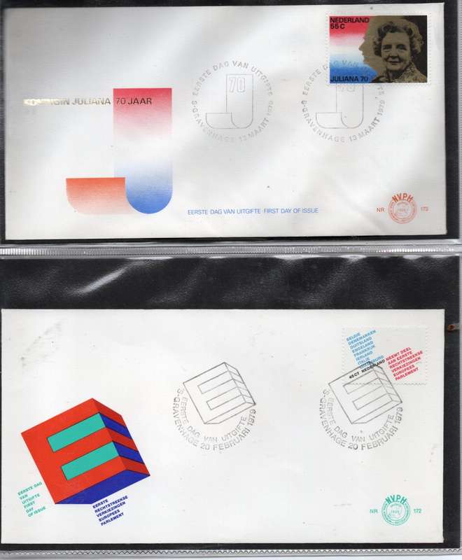 Netherlands, 1970s, 30 First Day Covers