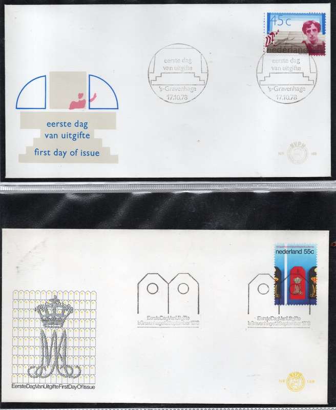 Netherlands, 1970s, 30 First Day Covers