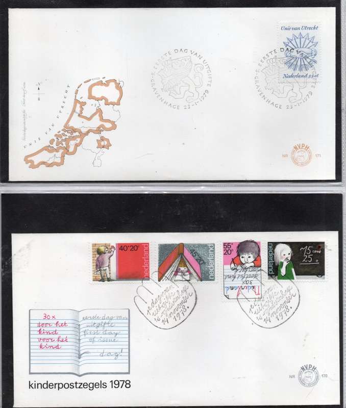 Netherlands, 1970s, 30 First Day Covers