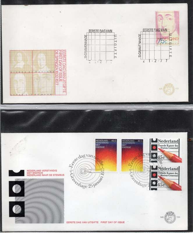 Netherlands, 1970s, 30 First Day Covers