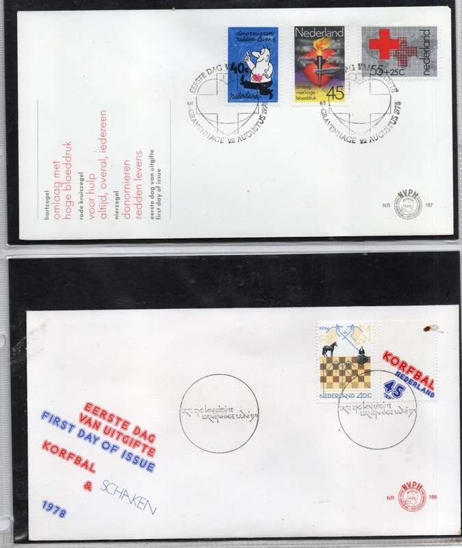 Netherlands, 1970s, 30 First Day Covers