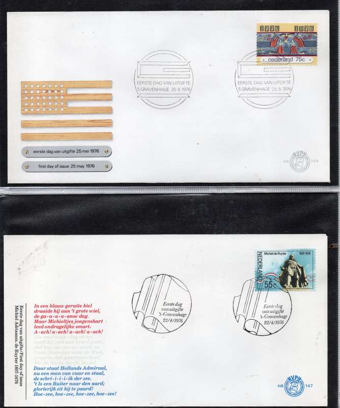 Netherlands, 1970s, 30 First Day Covers