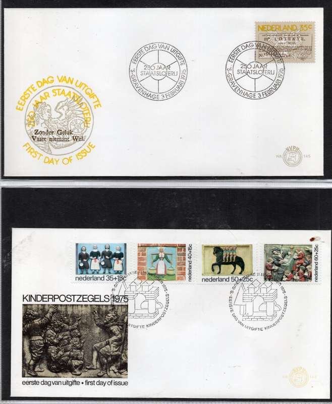 Netherlands, 1970s, 30 First Day Covers