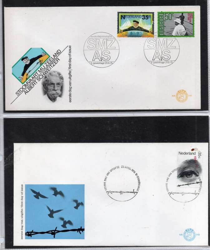 Netherlands, 1970s, 30 First Day Covers