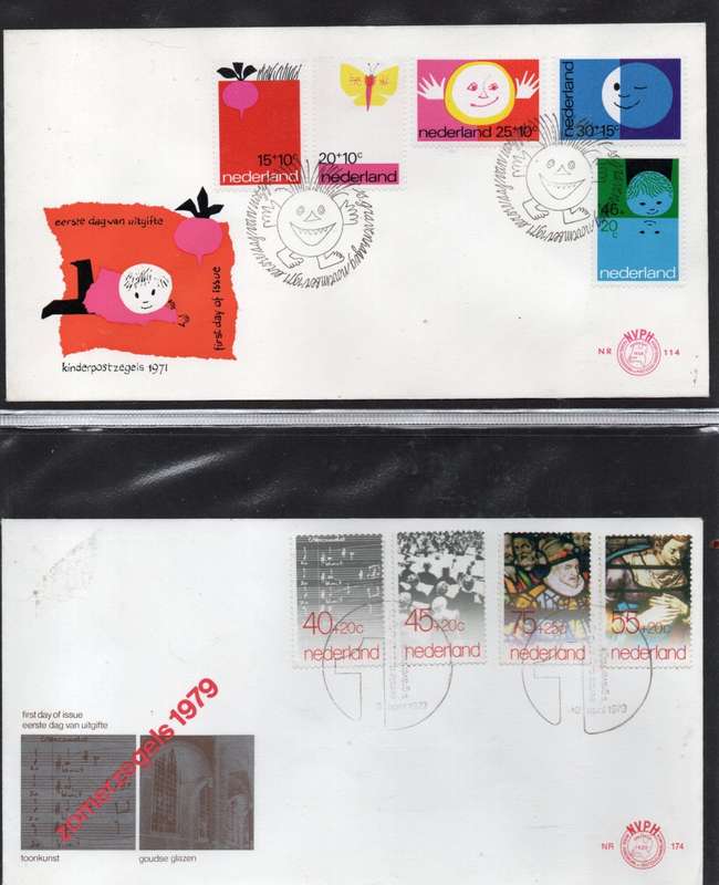 Netherlands, 1970s, 7 First Day Covers