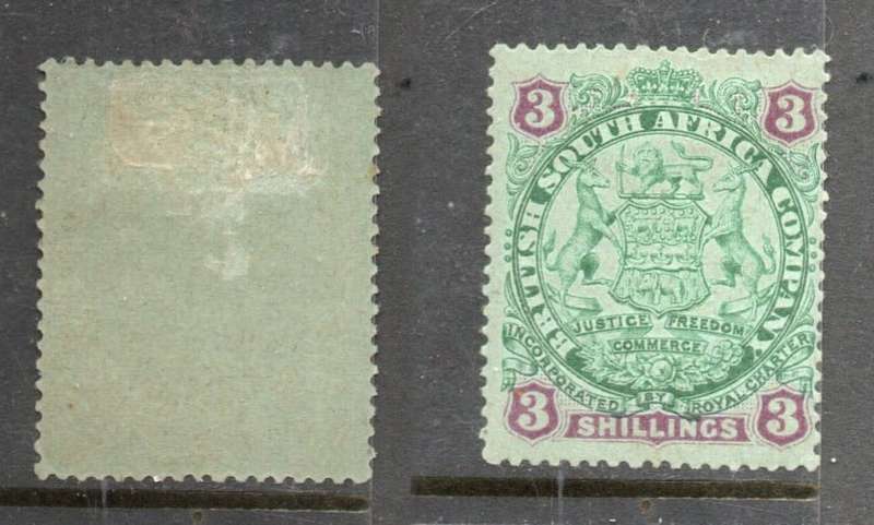 Rhodesia / B.S.A.Co. 1896-7 Die I stamp 3/ MH