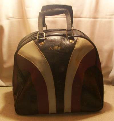 VINYL BAG FOR 10 PIN BOWLING BALL & SHOES BY AMF