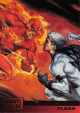 ### 95 DC vs Marvel (Quicksilver/Flash) - "Rivals" - Trading Card (NM7) ###