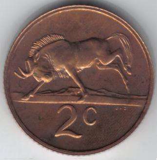 HALF PRICED - 1977 South Africa Bronze 2c - PRF