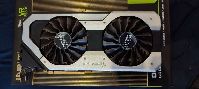 Palit Jetstream GTX 1070 8gB
