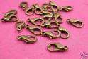 Antique Bronze Lobster Clasps ( Pack of 10)