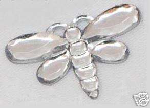 15 CLEAR DRAGON FLY  Rhinestones(SMALL)