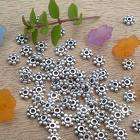 Bulk!!!!!!!!!!!!Nickle Daisy spacers(4mm)Pack of 50
