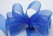 Royal  Blue Organza Ribbon (per metre)(10mm)
