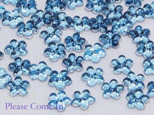 Blue Flower Rhinestones(pack of 25)