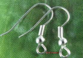 Silverplated Earring Wire - pack of 10