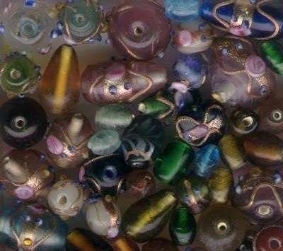 Fancy Lampwork Glass Beads(Pack of 10)