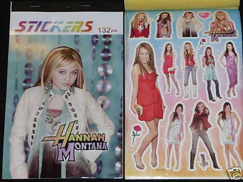 Hannah Montana Sticker Books(132 Stickers)