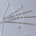 50 Silverplated HEADPINS(50mm)