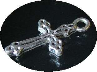 Metal Cross Charms/Pendants(21mm)