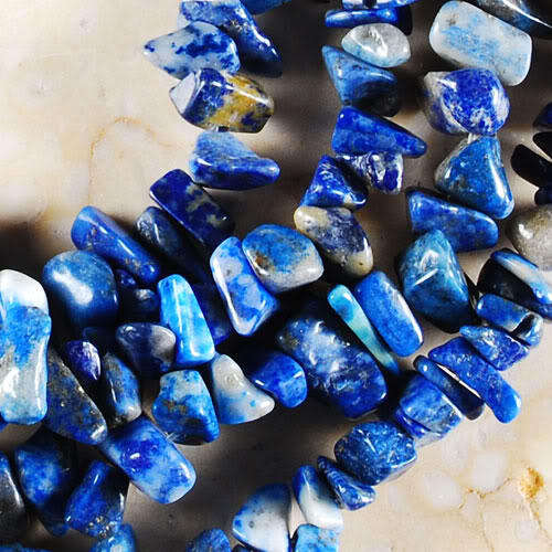 Lapis Lazuli Gemstone Chips(90cm Strand)