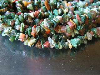 Indian Agate Gemstone Chips(90cm Strand)