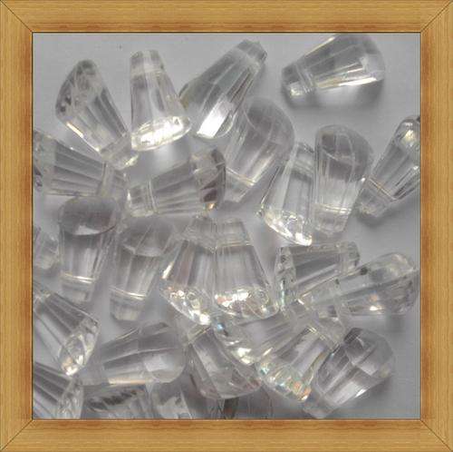 Acrylic Chandelier - Clear  (8mmx16mm)-Pack of  20