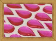 Facetted Teardrop Rhinestones - Cerise(10mmx6mm) - Pack of 30