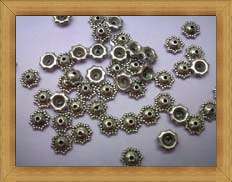 Acrylic Beadcaps(7mm)Pack of 10