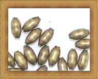Bronze Metal Oval Spacers(2mmx4mm)- Pack of 50