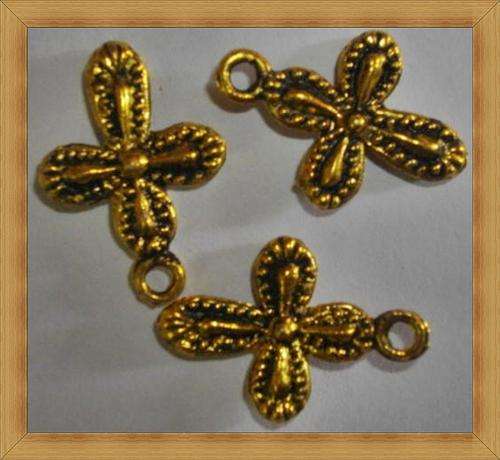 Antique Gold Cross Charms/Pendants(15x9mm)