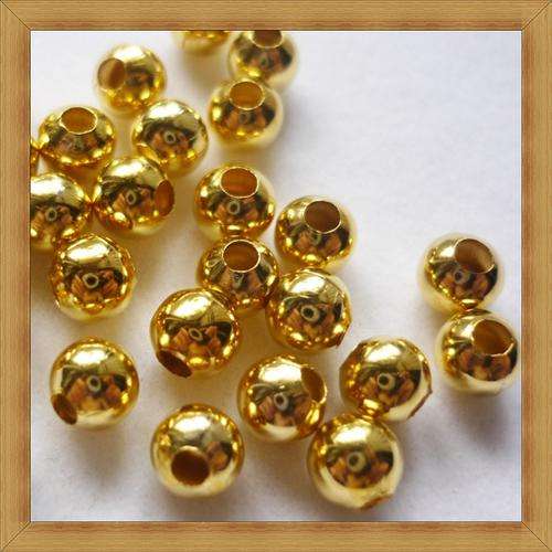 BULK!!!!!Goldtone Round Spacers(4mm) - pack of 50