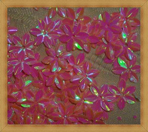 Flower Pailettes - PINK(12mm)-Pack of 50