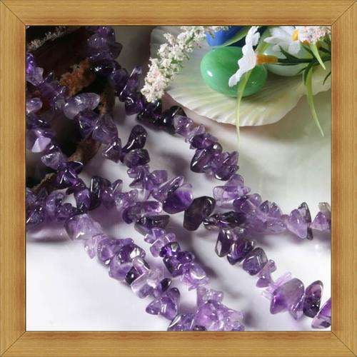 AAA Grade Amethyst Gemstone Chips(90cm Strand)