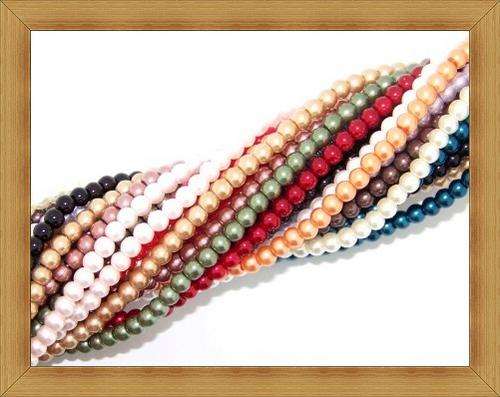 BULK!!!!!!! SPECIAL OFFER- Glass Pearls(6mm) - 10 Strands( +/-750 Pearls)